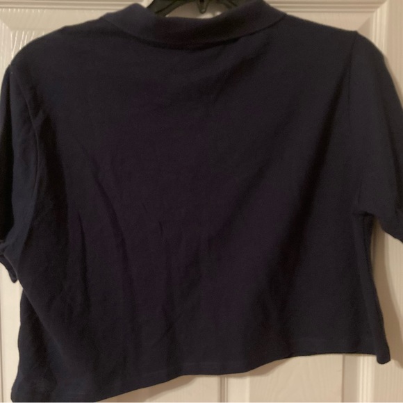 Lot of 2: Polo-Style School Youth Uniform Shirts Navy Blue Large Girls/Teens NEW - Picture 8 of 8